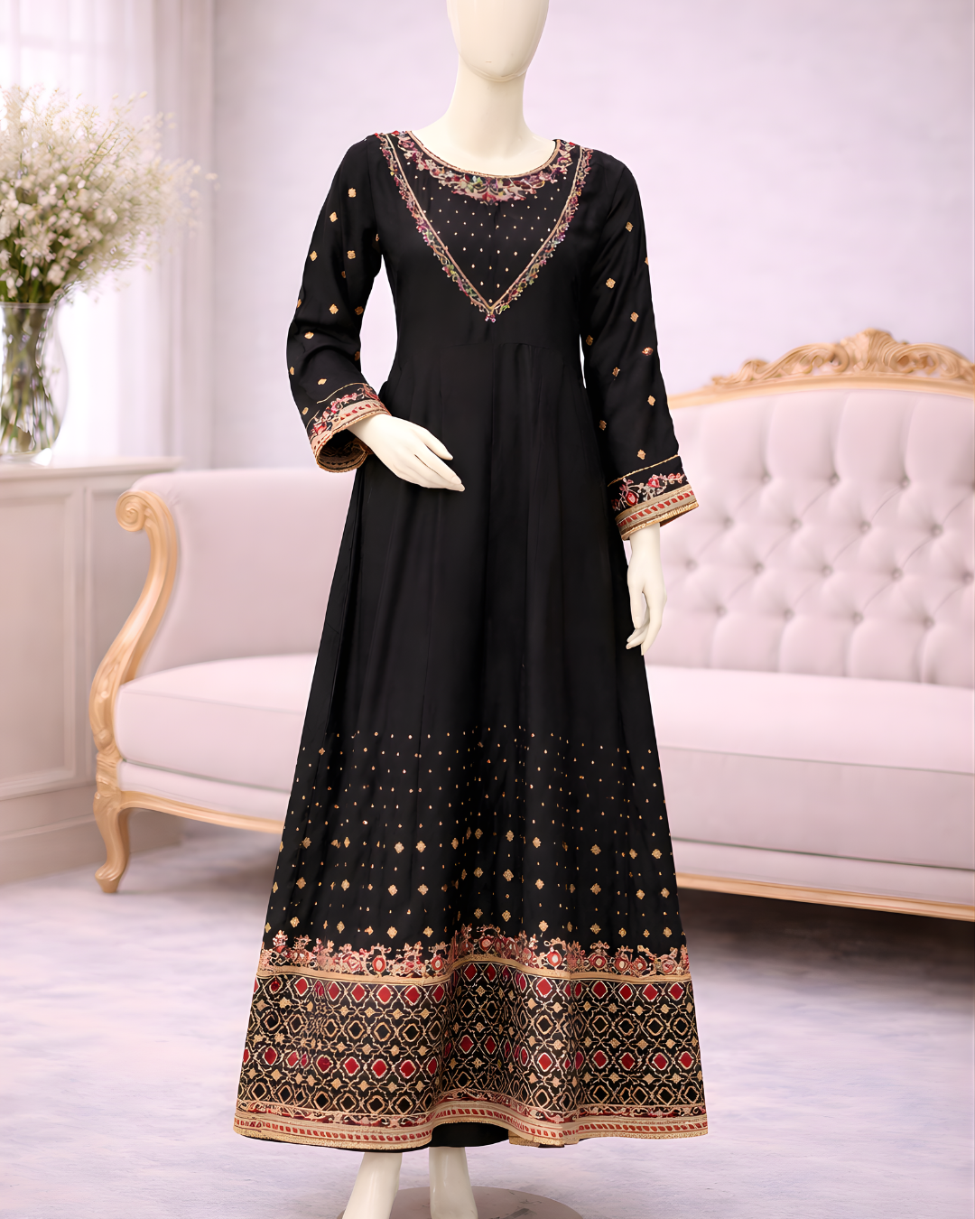 PL-349 | 3PCS Premium – Viscose Collection – Black