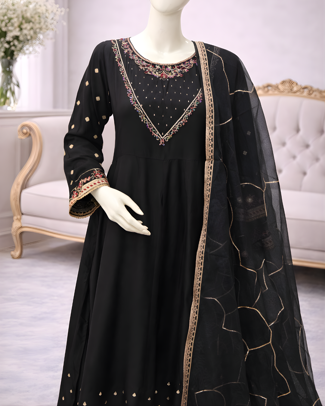 PL-349 | 3PCS Premium – Viscose Collection – Black