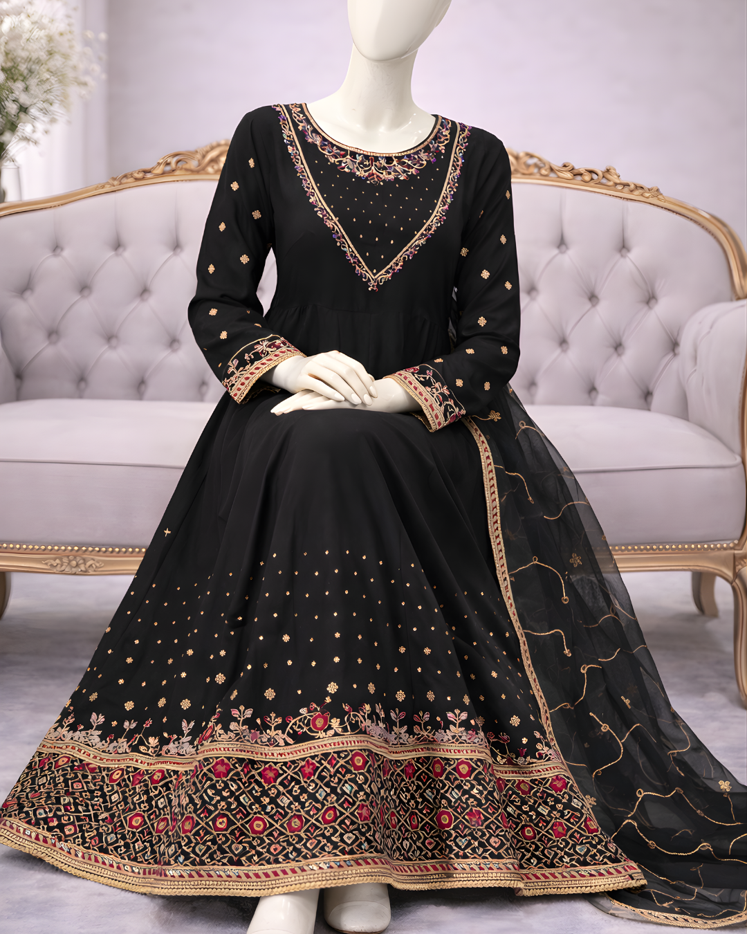 PL-349 | 3PCS Premium – Viscose Collection – Black