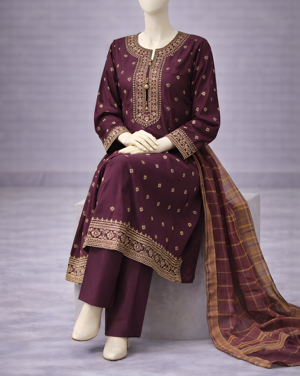 PL-273 | 3PCS Premium – Viscose Collection – Dark Purple