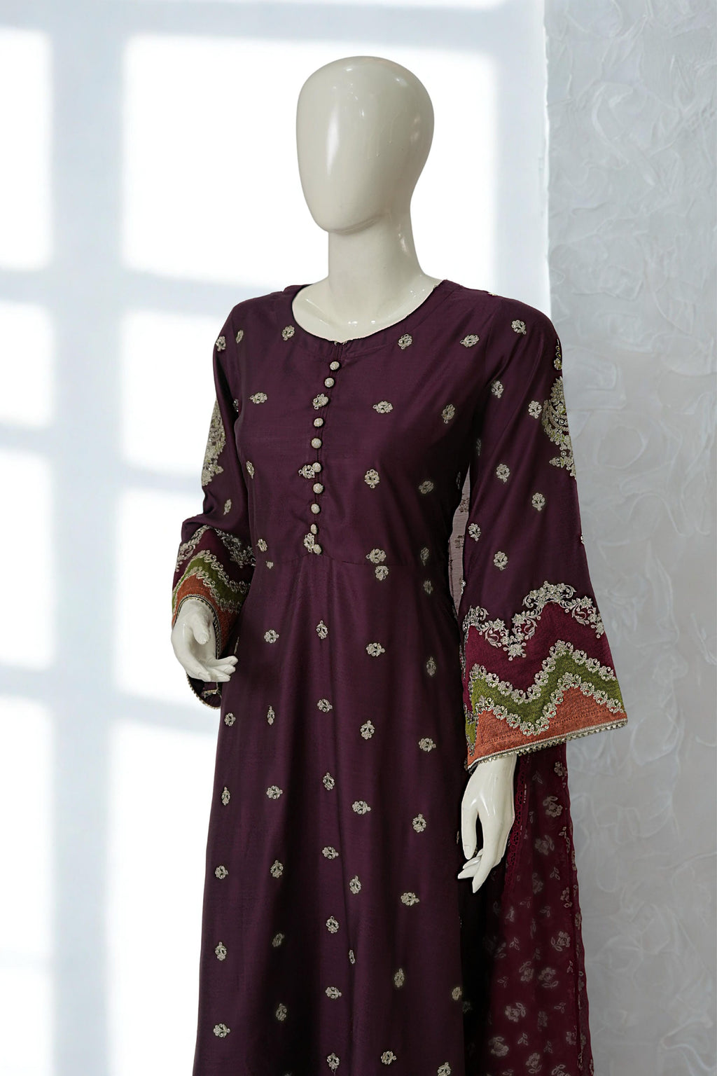 BF-323 | Premium Viscose Maxi Collection  |3PCS  – Purple