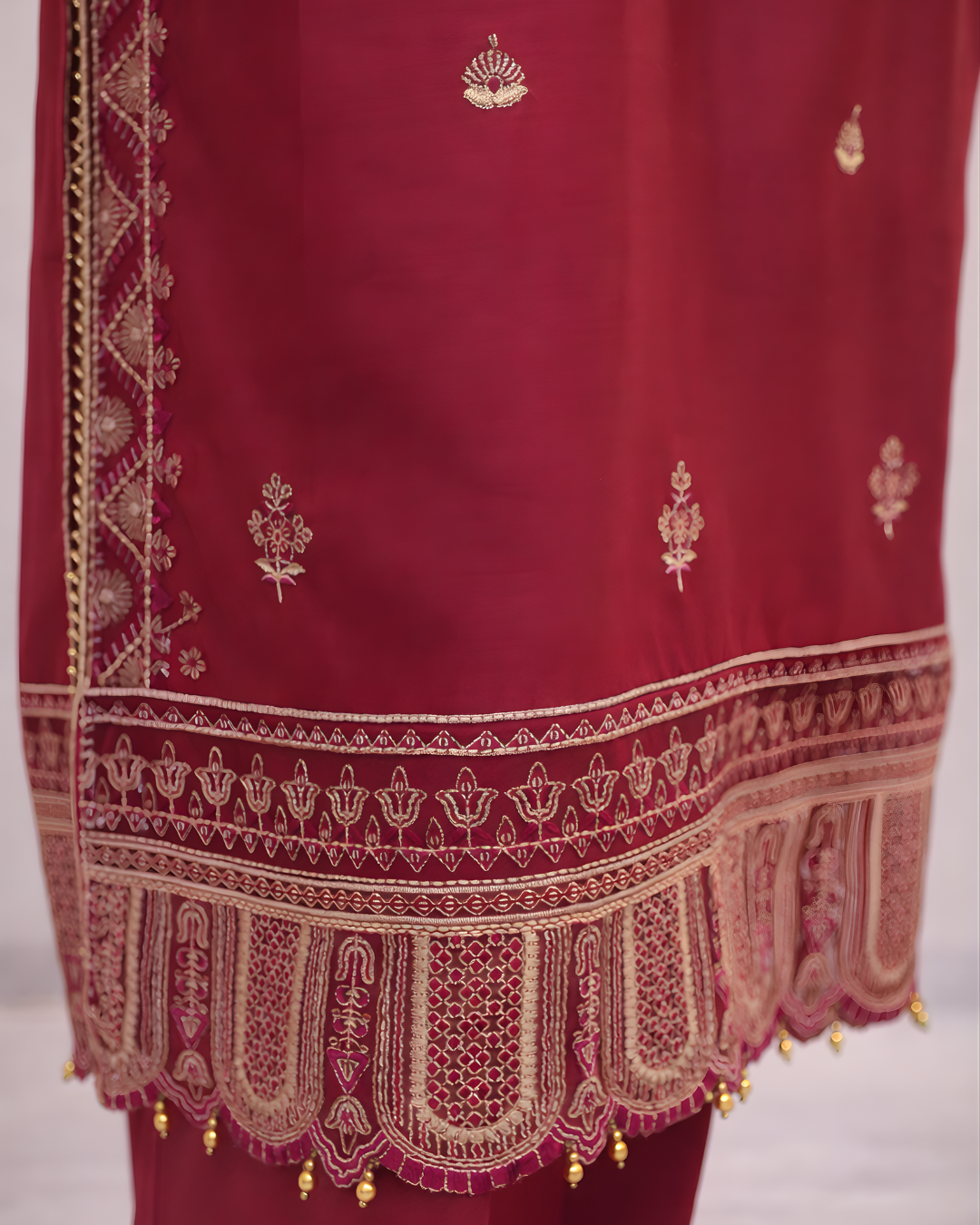 PL-368 | 3PCS Premium – Viscose Collection – Mehroon