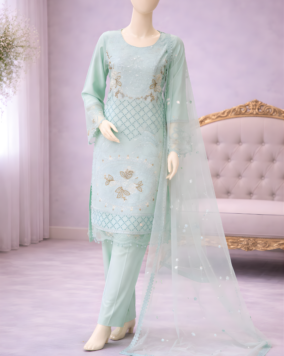 PL-354 | 3PCS Premium – Viscose Collection – Aqua